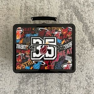 Authentic Miami Heat Tin Lunch Box